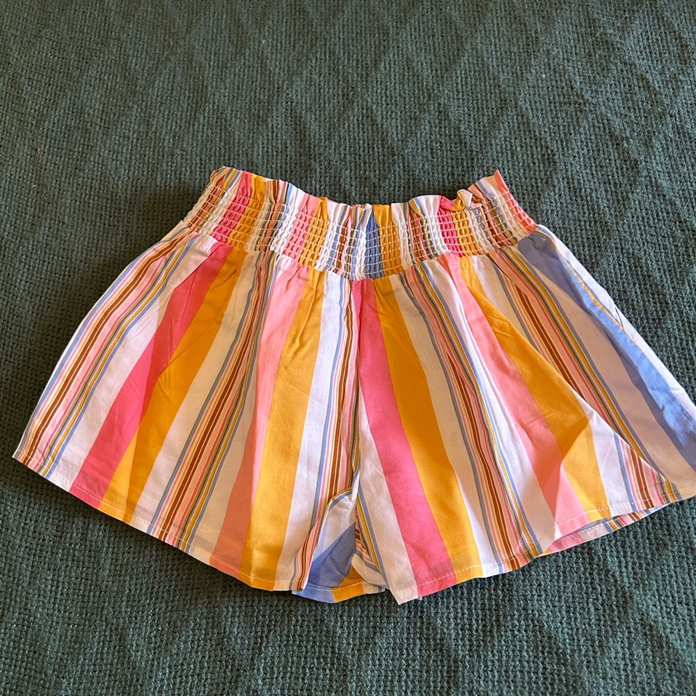 Janie and Jack Multicolor Striped Shorts. Size 5 NWT Swim or Shorts
